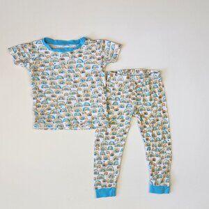Burt’s Bees Kids Organic Cotton Rainbows PJ Pajama Set 3T